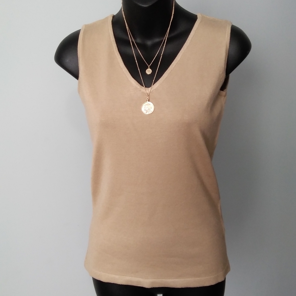 LAURA PETITES Knit Shell